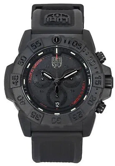 Pre-owned Luminox Navy Seal Chronograp Swiss Made Quartz Diver Xs.3581.sis 200m Mens Watch