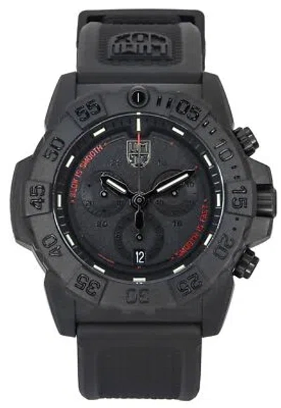 Pre-owned Luminox Navy Seal Chronograp Swiss Made Quartz Diver Xs.3581.sis 200m Mens Watch