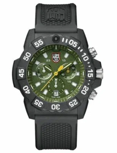 Pre-owned Luminox Navy Seal Colormark Chronograph Watch - Xs.3597 - Green