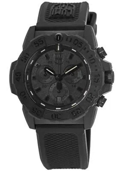 Pre-owned Luminox Navy Seal Diver Swiss Made Chronograph Quartz Xs.3581.bo 200m Mens Watch