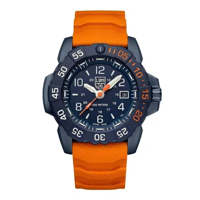 Pre-owned Luminox Navy Seal Foundation Back To The Blue Diver Watch 45mm Xs.3253.cbnsf.set