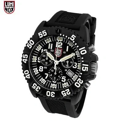 Pre-owned Luminox Navy Seal  3081 Men's Chronograph Color Mark Series 44mm