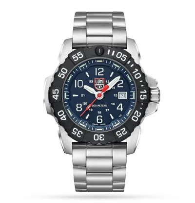 Pre-owned Luminox Navy Seal Stainless Steel Dive Men's Watch – Xs.3254.cb