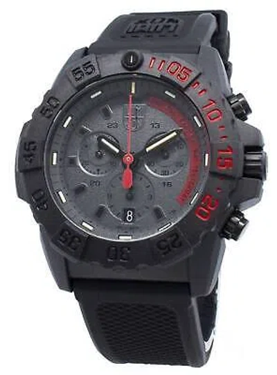 Pre-owned Luminox Navy Seal Swiss Made Chronograph Date Xs.3581.ey Quartz 200m Mens Watch
