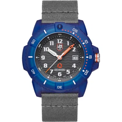 Luminox Men's Swiss Eco Series Gray Pet Strap Watch 46mm In No Color