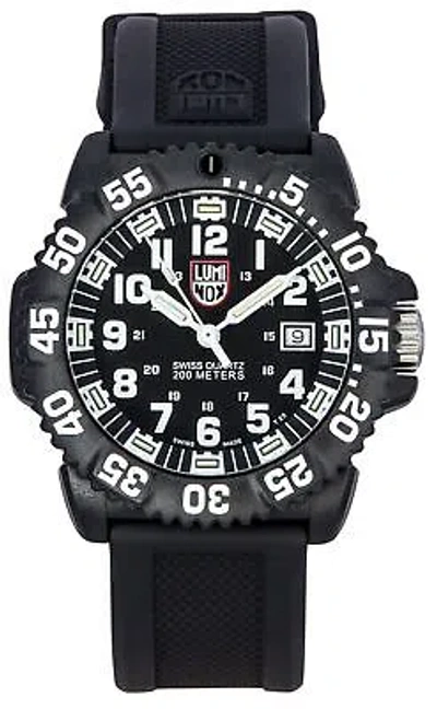 Pre-owned Luminox Original Navy Seal Black Dial Quartz 200m Men's Watch Xs.3051.f