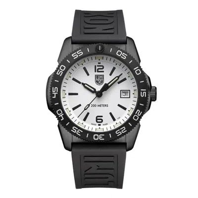Pre-owned Luminox Pacific Diver Ripple Dive Watch 39mm 3127m Sapphire Crystal