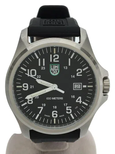 Pre-owned Luminox Patagonia Men's Watch Black Dial Date Display Polyurethane Band X2.2501