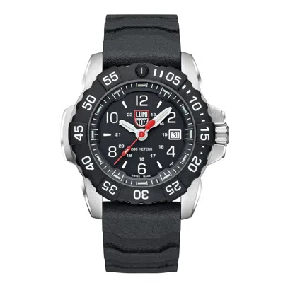 Luminox Rubber Men's Watch In Black