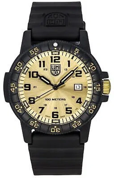 Pre-owned Luminox Sea Turtle Giant Plastic Strap Swiss Quartz Xs.0325.gp 100m Mens Watch