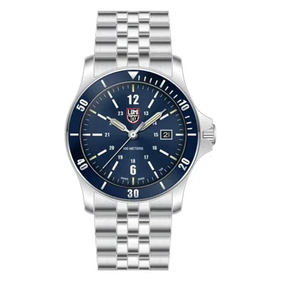Pre-owned Luminox Sports Timer Sapphire Crystal Blue Dial Men's Watch Xs.0913