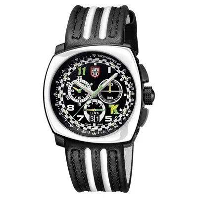 Pre-owned Luminox Tony Kanaan Limited Edition Steel Black Dial Quartz Mens Watch Xl.1143