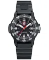 Luminox Women's Swiss Leatherback Sea Turtle Dive Black Rubber Strap Watch 39mm In No Color
