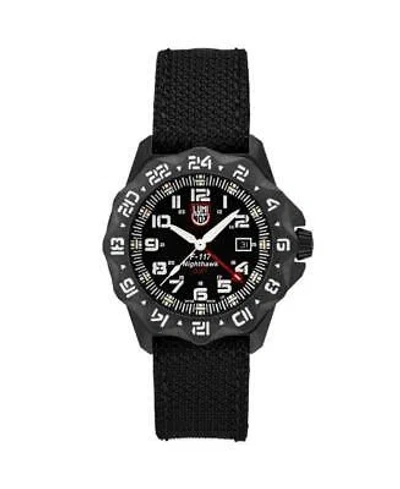 Pre-owned Luminox Xa.6441 Men Swiss Quartz Watch Black Dial
