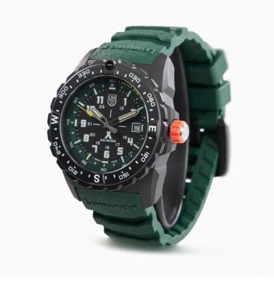 Pre-owned Luminox Xb.3735 Bear Grylls Survival Sapphire Crystal Men's Watch Green Strap