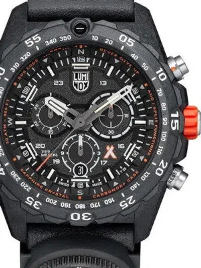 Pre-owned Luminox Xb.3741 Bear Grylls Survival Chronograph W. Compass Mens