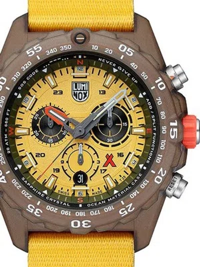 Pre-owned Luminox Xb.3745.eco Bear Grylls Survival Eco Master Chronograph Mens Watch