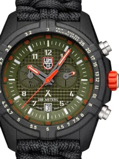 Pre-owned Luminox Xb.3797.km Bear Grylls Survival Chronograph Mens Watch