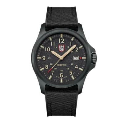 Pre-owned Luminox Xl.1970.set Atacama Field Carbonox 43 Mm Rubber Quartz Men's Watch