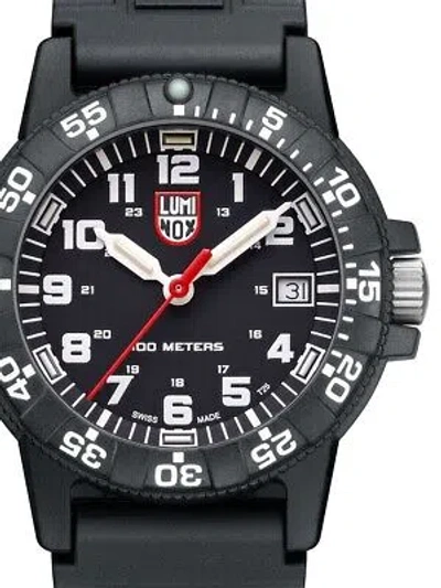 Pre-owned Luminox Xs.0301.l Leatherback Sea Turtle Unisex Watch 39mm 10 Atm