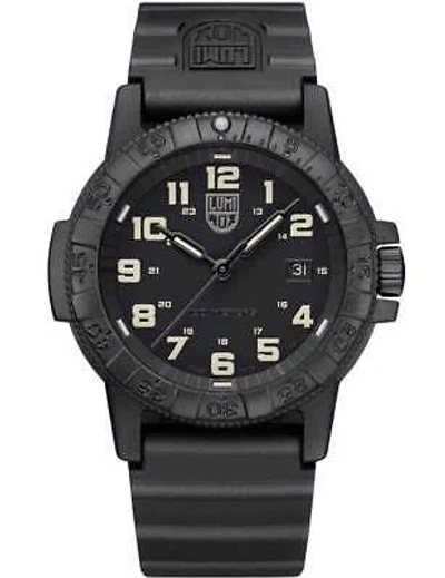 Pre-owned Luminox Xs.0330 Mens Watch Leatherback Sea Turtle Giant 44mm 100m
