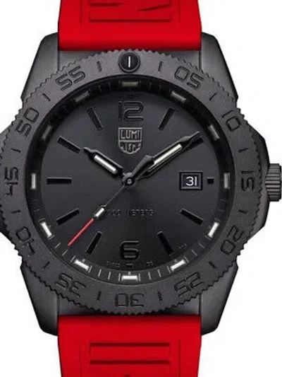 Pre-owned Luminox Xs.3121.bo.rf Pacific Diver Mens Watch 44mm 20atm