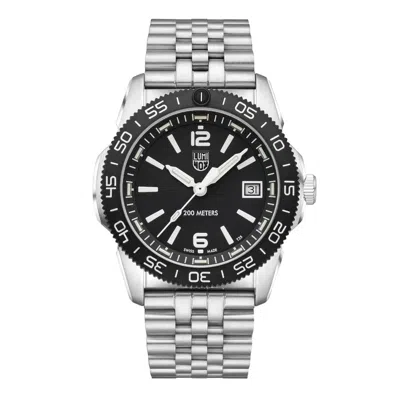 Pre-owned Luminox Xs.3122m Pacific Diver Ripple Dive Swiss Made Watch 39mm