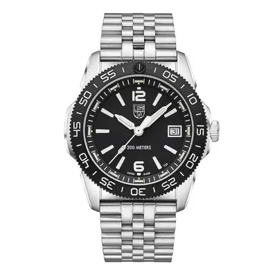 Pre-owned Luminox Xs.3122m Pacific Diver Ripple Dive Swiss Made Watch 39mm Box & Paper