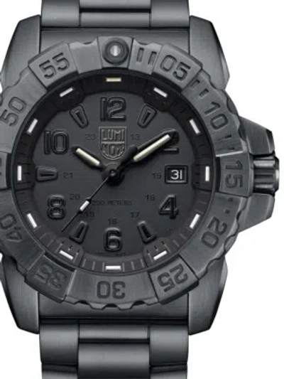 Pre-owned Luminox Xs.3252.bo.l Navy Seal Steel Mens Watch 45mm 20 Atm