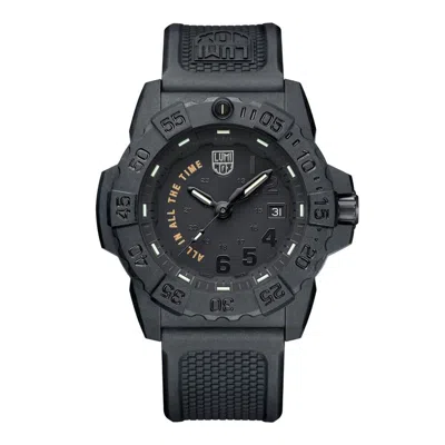 Pre-owned Luminox Xs.3501.bo.al Navy Seal 3500 All In All The Time 45mm Quartz Men's Watch