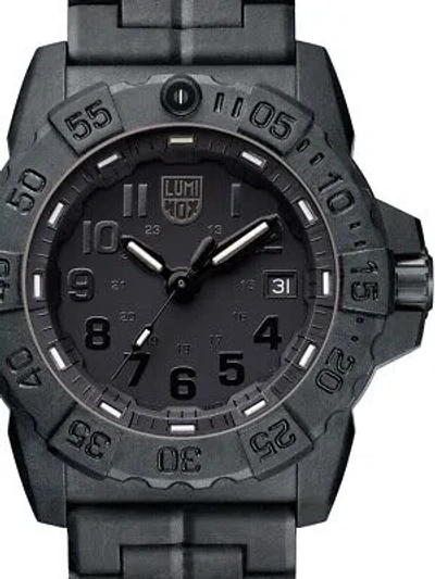 Pre-owned Luminox Xs.3502.bo.l Navy Seal Mens Watch 45mm 20 Atm
