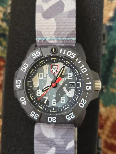Pre-owned Luminox Xs.3507.ph.l Navy Seal Camouflage Watch