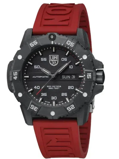 Pre-owned Luminox Xs.3875 Master Carbon Seal Automatic Military Day Date Sapphire Glass