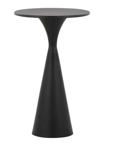Lumisource 22" Metal Gemma Contemporary Side Table In Black