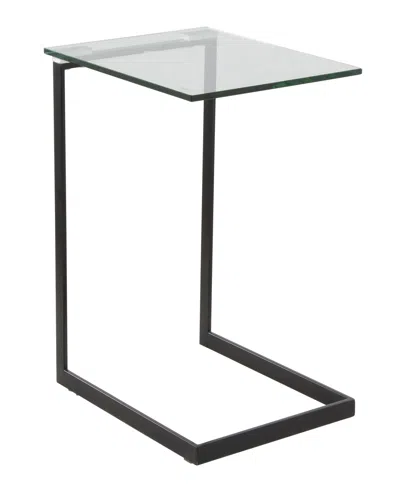 Lumisource 22.5" Glass Zenn Contemporary End Table