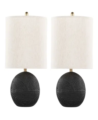Lumisource 23" Polyresin Kona Contemporary Table Lamp, Set Of 2 In Multi