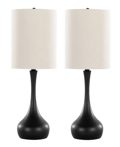 Lumisource 24" Metal Genie Contemporary Table Lamp, Set Of 2