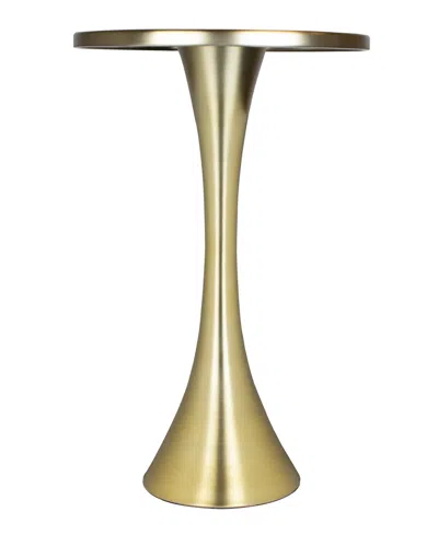 Lumisource 24" Metal Lenuxe Contemporary Accent Table In Gold