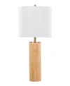 Lumisource 27" Ashwood Grandview Gallery Cylinder Table Lamp In Light Brown