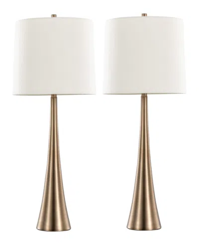 Lumisource 29" Metal Diana Table Lamp, Set Of 2 In Multi