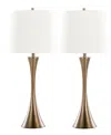 Lumisource 29" Metal Lenuxe Contemporary Table Lamp, Set Of 2