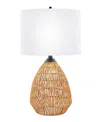 Lumisource 29" Rattan Congo Contemporary Table Lamp In Multi