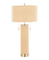 Lumisource 29" Rattan Cylinder Table Lamp