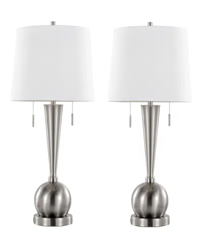 Lumisource 30.25" Metal Jules Contemporary Table Lamp, Set Of 2 In Multi