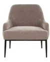 Lumisource 31" Fabric Marcel Contemporary Accent Chair In Pink
