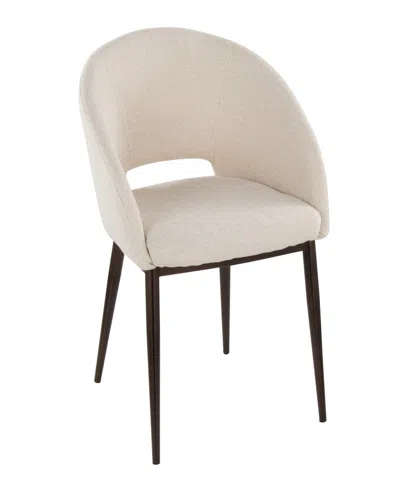 Lumisource 31" Fabric Renee Contemporary Dining Chair