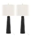 Lumisource 31" Polyresin Kona Contemporary Table Lamp, Set Of 2