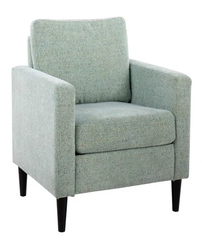 Lumisource 33" Wood Wendy Contemporary Accent Chair In Light Green