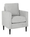 Lumisource 33" Wood Wendy Contemporary Arm Chair In Gray