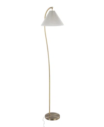Lumisource 65" Metal Cassis Glam Art Deco Floor Lamp In Gold